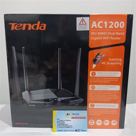 Jual Tenda Ac U Wireless Router Ac Smart Dual Band Gigabit Wifi