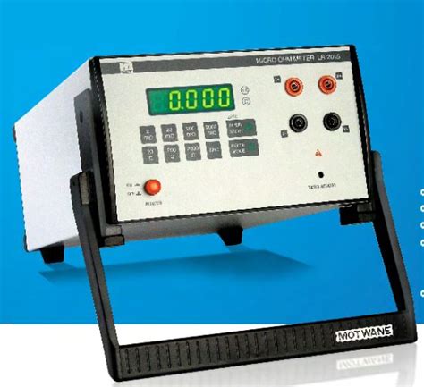 LR 2045 Motwane Micro Ohm Meter At Best Price In Thane ID 3258524