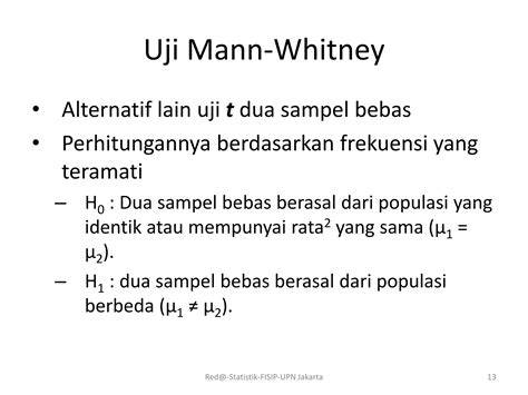 Statistik Parametrik Dan Non Parametrik Ppt