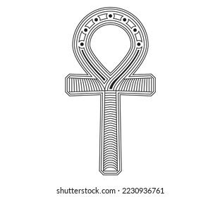 Egyptian Ankh Key Life Stock Vector Royalty Free