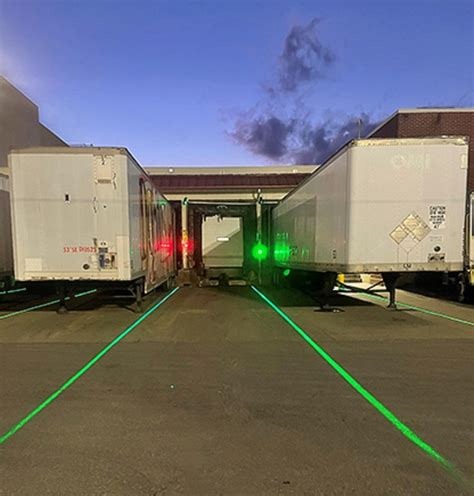 Truck Laser Docking System Virtual Laser Walkways Laser Floor Marking