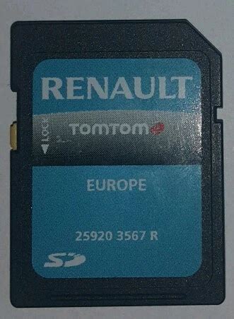 CARTE SD EUROPE Tomtom Renault 25920 3567 R couleur orange EUR 20,00