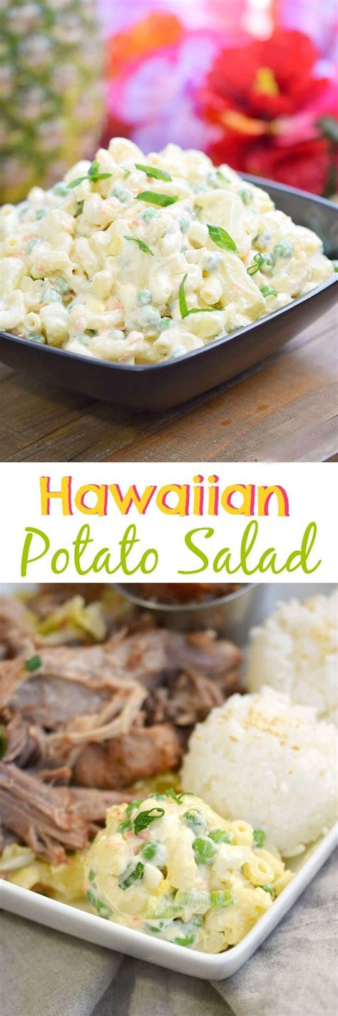 Hawaiian Potato Salad Recipe Hawaiian Potato Salad Recipe Hawaiian Dishes Luau Food