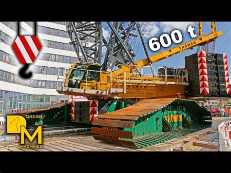 RIESENKRAN GANZ NAH 2 LIEBHERR LR 1600 2 RAUPENKRAN MIT GITTERMAST