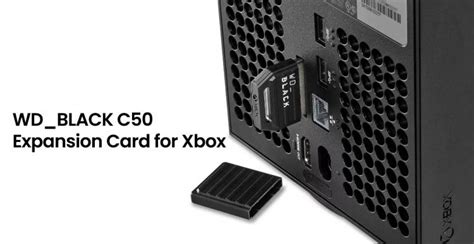 Western Digital Introduces WD BLACK C50 Expansion Card For Xbox