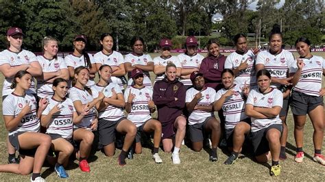 Australian Schoolgirls Rugby League Team Shaylee Joseph Ebony Raftstrand Smith The Courier Mail