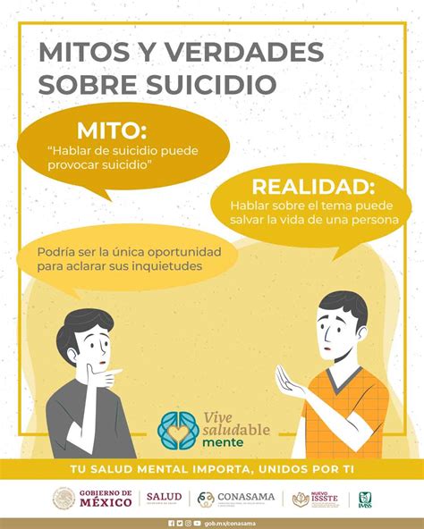 Campaña Detengamos el suicidio Comisión Nacional de Salud Mental y