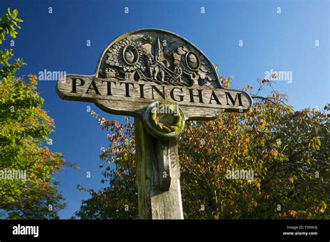 Pattingham Village Sign Pattingham South Staffordshire West Midlands