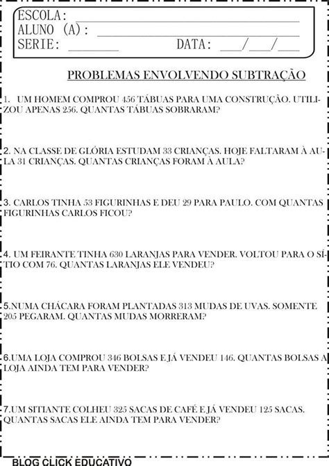 Pin De Tirza Mendes Em Escola Probleminhas De Matem Tica Problemas