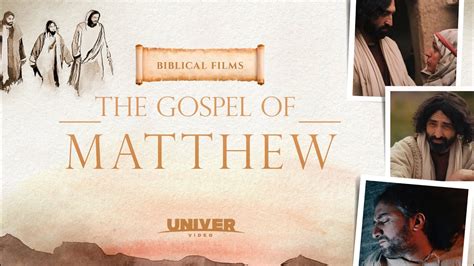 Full Movie The Gospel Of Matthew Youtube