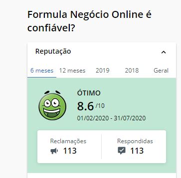 F Rmula Neg Cio Online Funciona Avalia O No Reclame Aqui