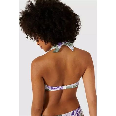 Women S Side Tie Halter Neck Bikini Snazzyway