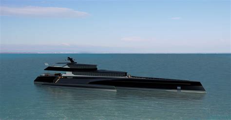 Blue Coast Yachts Unveils 60m Power Trimaran Yacht Harbour