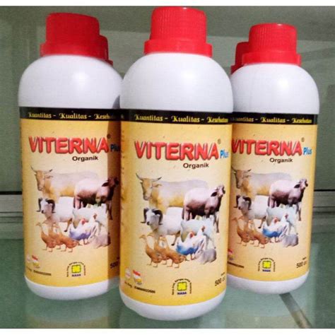 Viterna Plus Nasa Vitamin Ternak Suplemen Pakan Ternak Unggas Ikan