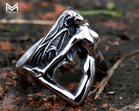 Naked Girl Ring Romantic Nudity Ring Gothic Punk Ring Women Figure Ring Men S Biker Ring Female