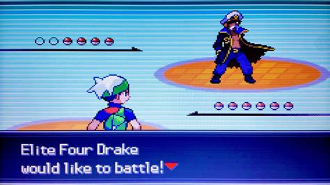 Pokémon Unova Emerald Beta 110 Vs Elite Four Drake Semifinal