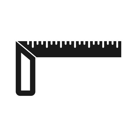 Premium Vector Ruler Icon Vector