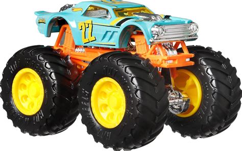 Hot Wheels Monster Trucks Camiones Monstruo A Escala 164 Juego De 4 Ruedas Gigantes