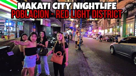 Philippines MAKATI CITY NIGHTLIFE Night Walk At Poblacion RED LIGHT