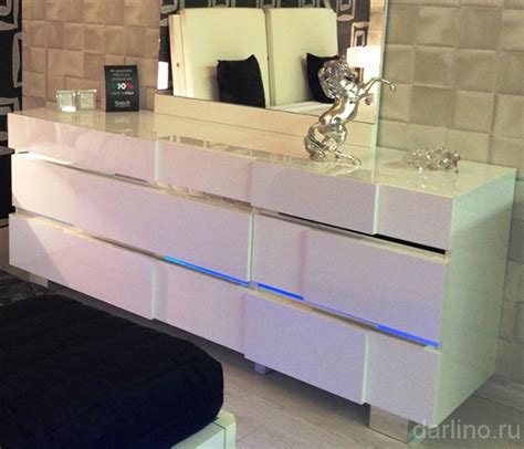 Комод двойной 6 ящиков Caprice White - купить за 166 287 руб. в Москве ...