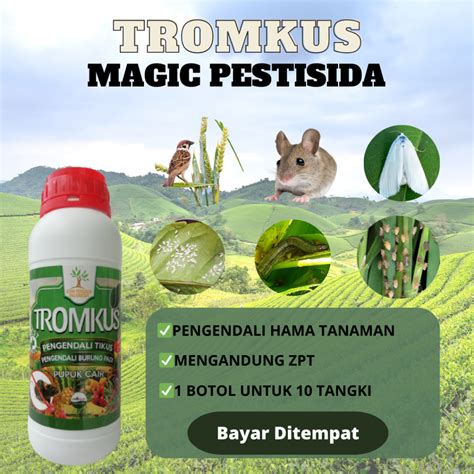 Jual Pestisida Tromkus 500ml Pengendali Tikus Dan Burung Sawah | Shopee Indonesia