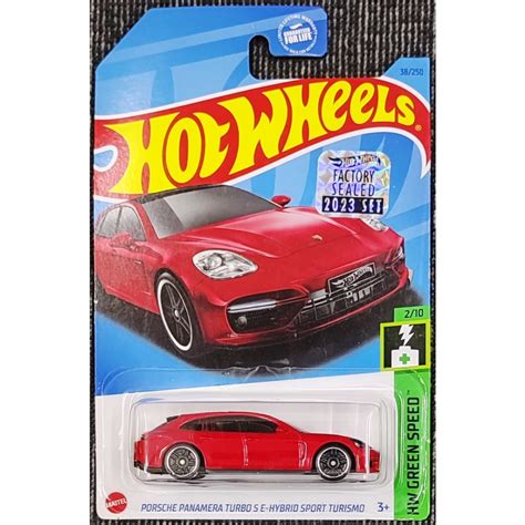 Hot Wheels Porsche Panamera Turbo S E Hybrid Sport Turismo HW Green Speed Luxury Sedans Factory