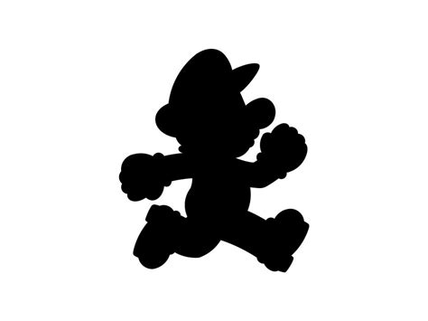 Super Mario Black Vector Png Vector In Svg Pdf Ai Cdr Format