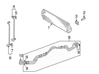 Genuine VW/Audi 7L0317027A Auto Trans Oil Cooler Thermostat - Audi, VW ...