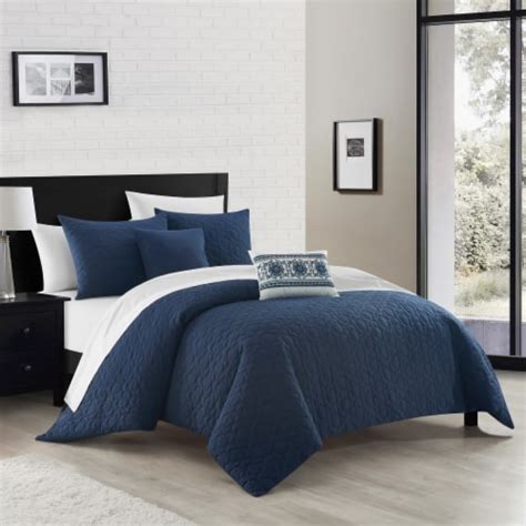 Chic Home Nyandc Home Cavina 5 Piece Comforter Set Geometric Hexagonal