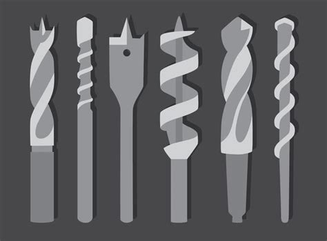 Auger Collection Vector 173582 Vector Art at Vecteezy