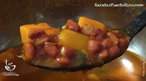 Receta De Habichuelas Guisadas Con Calabaza Recetaspuertorico