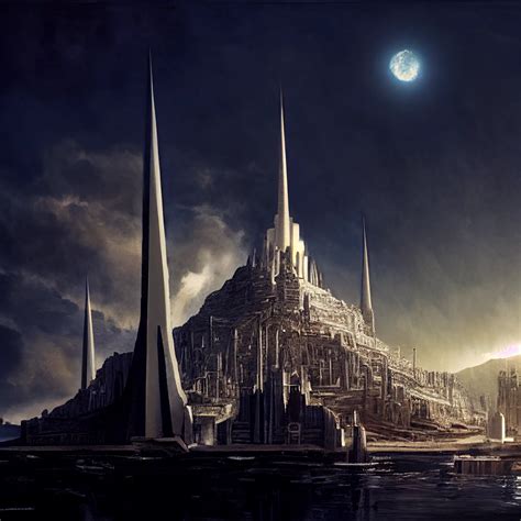 Minas Tirith – AI Art Gallery