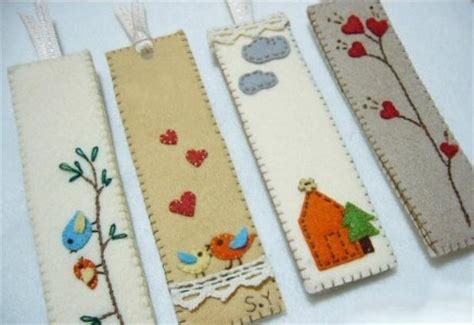 Книжные закладки из фетра