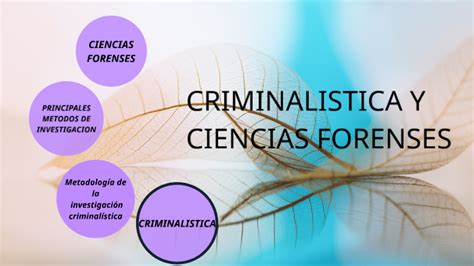 Criminalistica Y Ciencias Forenses By Alexandra Perez On Prezi