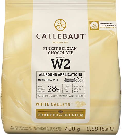 Callebaut W2 28 weiße Schokolade 200199