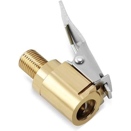 Pc Car Auto Brass Mm Tyre Wheel Tire Air Chuck Inflator Pump Valve