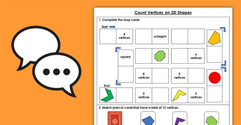 Properties Of Shape Year 2 Count Vertices On 2d Shapes Discussion Problems Classroom Secrets