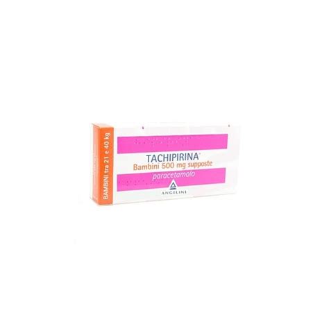 Angelini Tachipirina Bambini 500 Mg Paracetamolo 10 Supposte