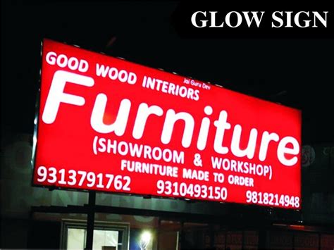 Led Flex Glow Sign Board Rs 85 Square Feet Bhakti Creation Id