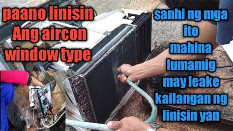 Baradong Aircon Mahina Lumamig Linis Lang Solution Window Type Acu