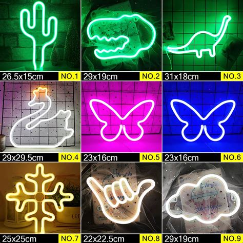 NEWMINE CN LED Neon Night Light Sign Wall Art Sign Night โคมไฟวนเกด