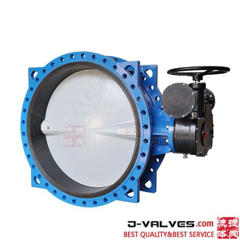 Gear Operation Ductile Iron EPDM Seat Flange Type Butterfly Valve From