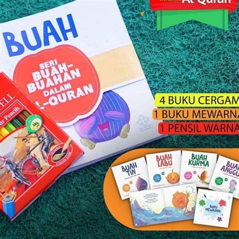 Jual Paket Buku Anak Seri Buah Buahan Dalam Al Quran Bonus Buku