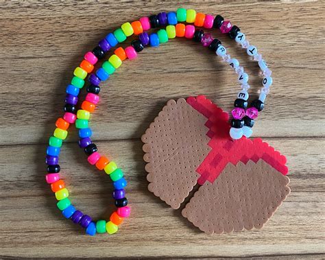 Rave Booty Perler Kandi Necklace Etsy Nederland