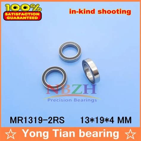 NBZH Bearing 200 Pcs Free Shipping MR 1319 2RS The Rubber Sealing Cover