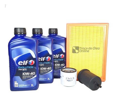 Kit Filtros Troca Leo Renault Kwid V Cil Elf W