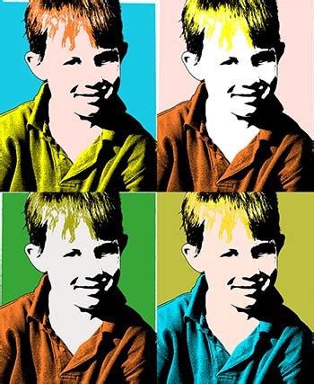 Andy Warhol Pop Art Silkscreen Effect - Photoshop Pop Art Silkscreen ...