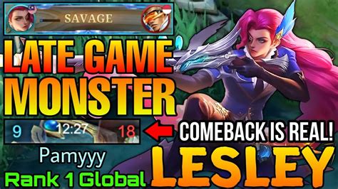 SAVAGE Lesley Late Game Monster Top 1 Global Lesley By Pamyyy