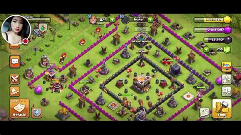 🔴 Coc 🔴 Base Visit War Clans Laugue Attack Clashofclans Youtube