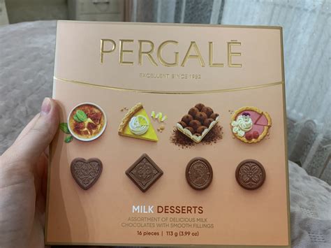 Шоколад Pergale Milk Desserts | отзывы